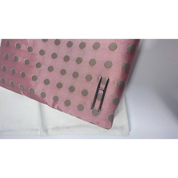 Hayward USA Pink Silk Polka Dot Mini Tote Bag NWOT - Picture 11 of 15